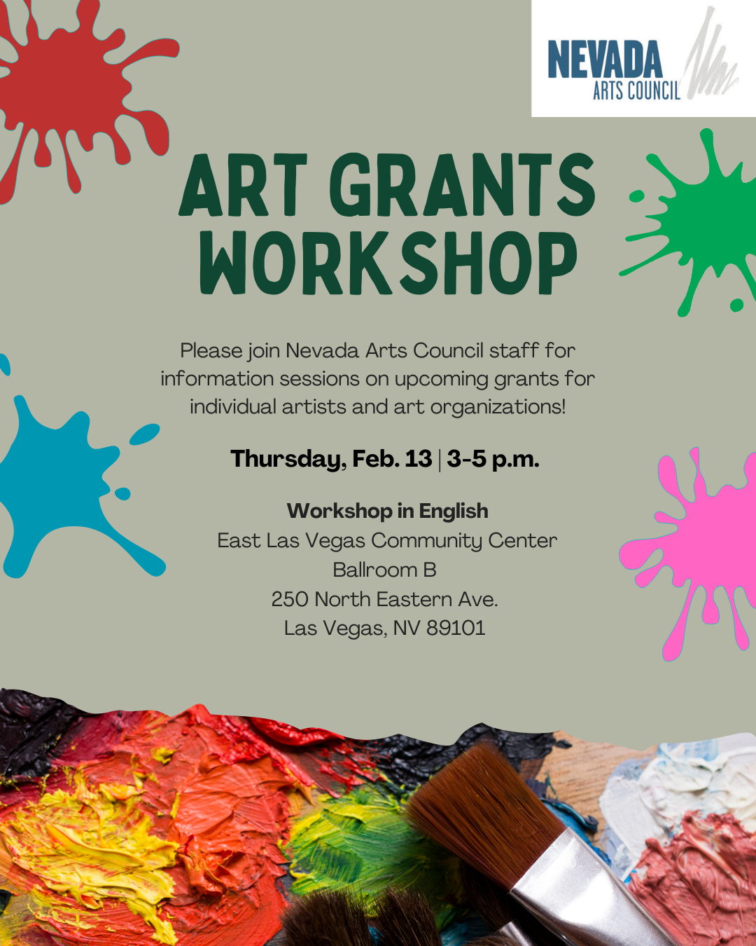 Art Grants workshop