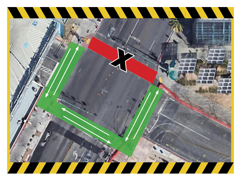 City Hall Garage Pedestrian Access Map