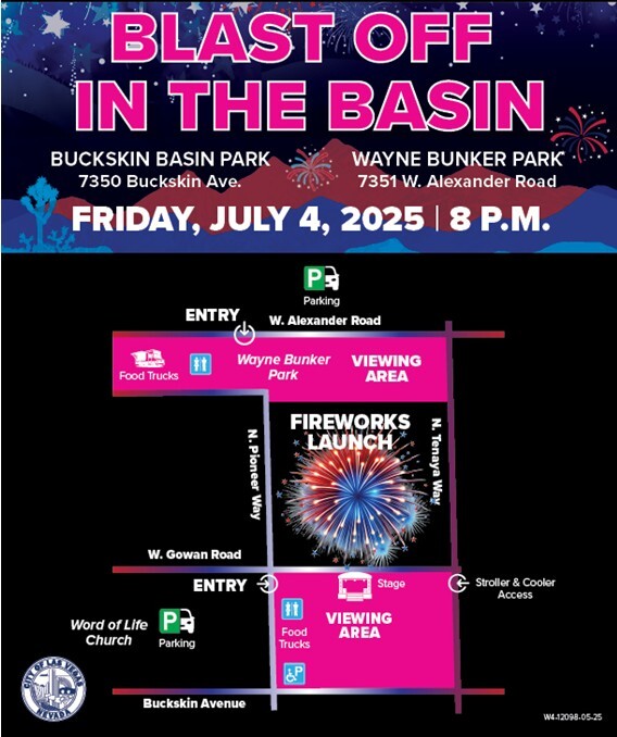 2025 Fourth of July map