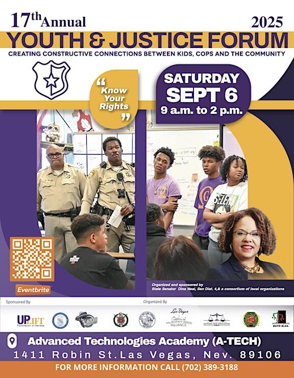 Youth and Justice Forum Flyer