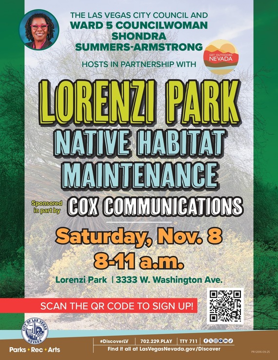 Lorenzi Park Cleanup Flyer