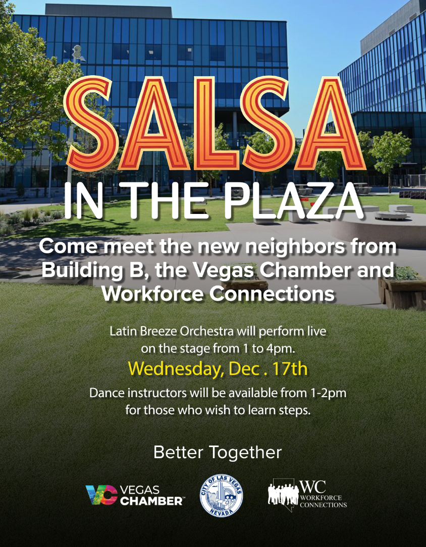 Workforce Connections Salsa Dancing in the Plaza Dec. 17