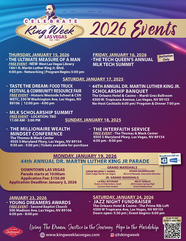 King Week Schedule 2026