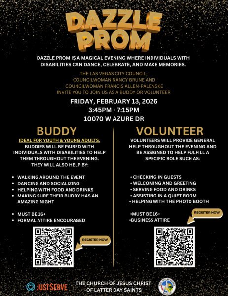Dazzle Prom Buddies and Volunteers