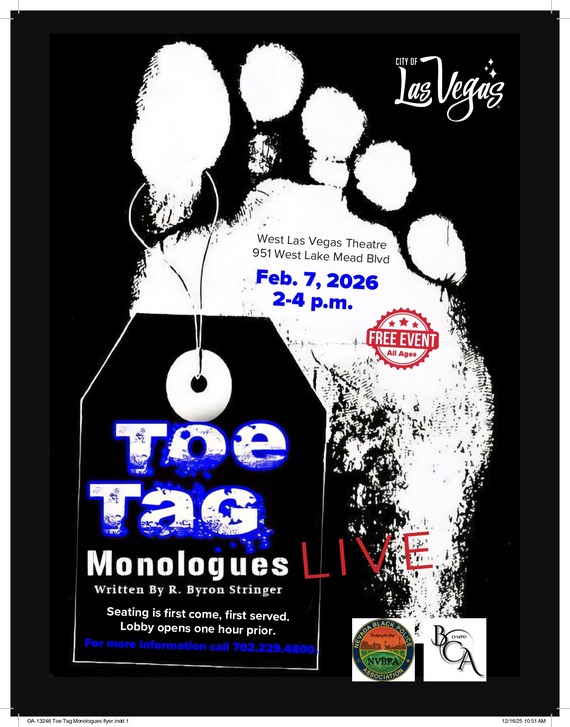 Toe Tag Monologues Flyer