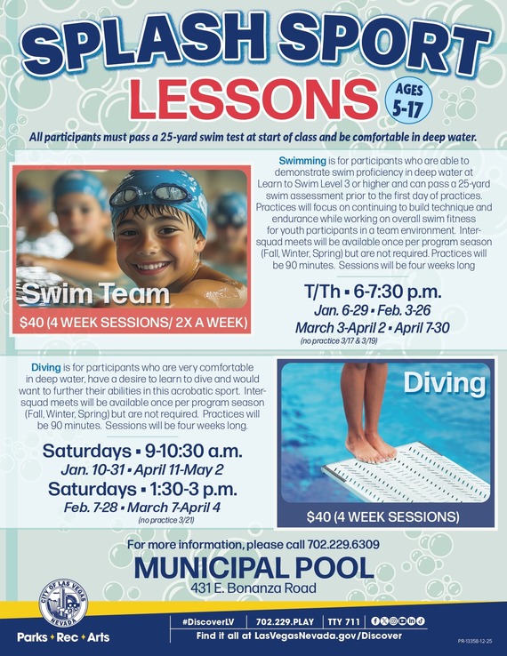 Splash Sport Lessons Flyer