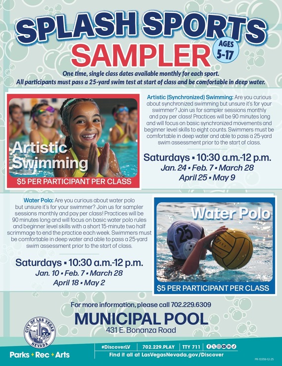 Splash Sports Sampler Flyer