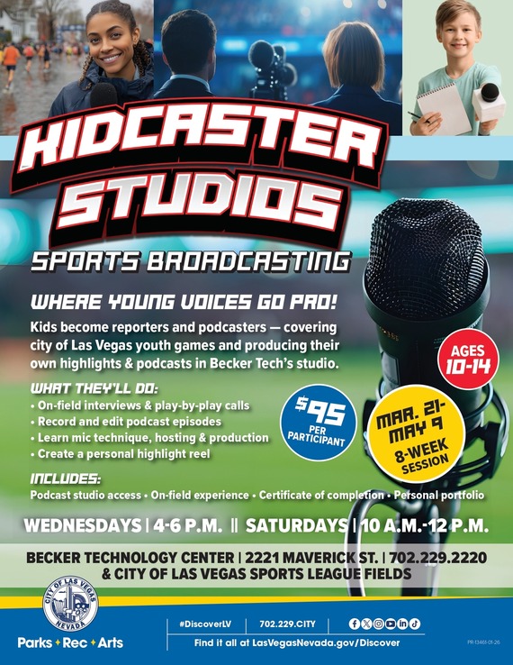 Kidcaster Studios Flyer