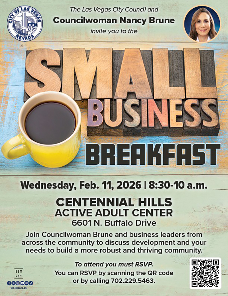 Ward 6 Small Business Breakfast Feb. 11, 2026 flier