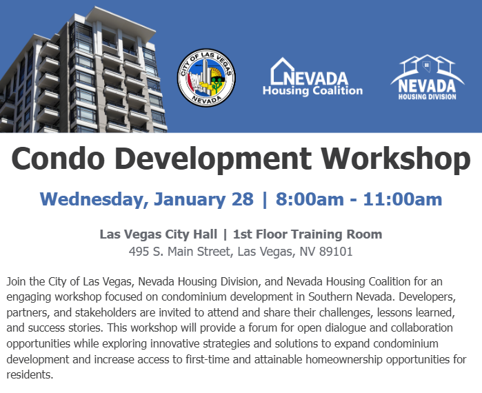 Condo Development Workshop Flyer