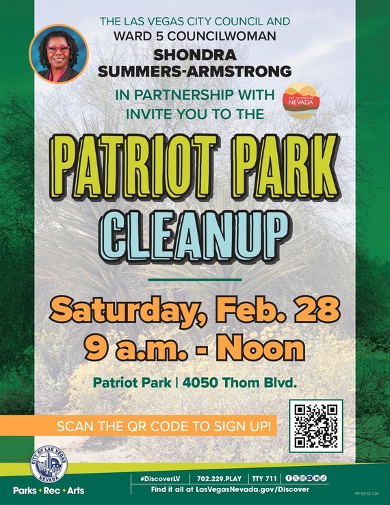 Patriot Park Cleanup Flyer