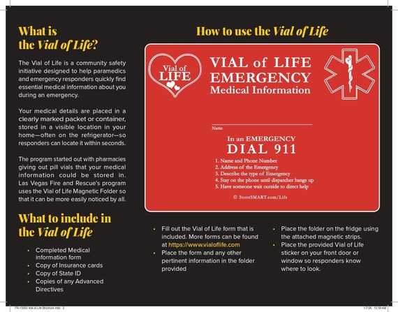 Vial of Life Pamphlet 2