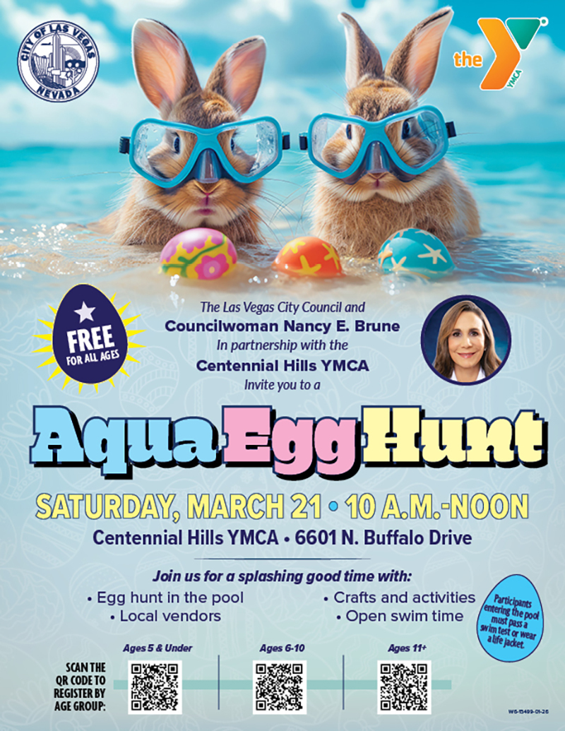 Ward 6 Aqua Egg Hunt March 21 flier