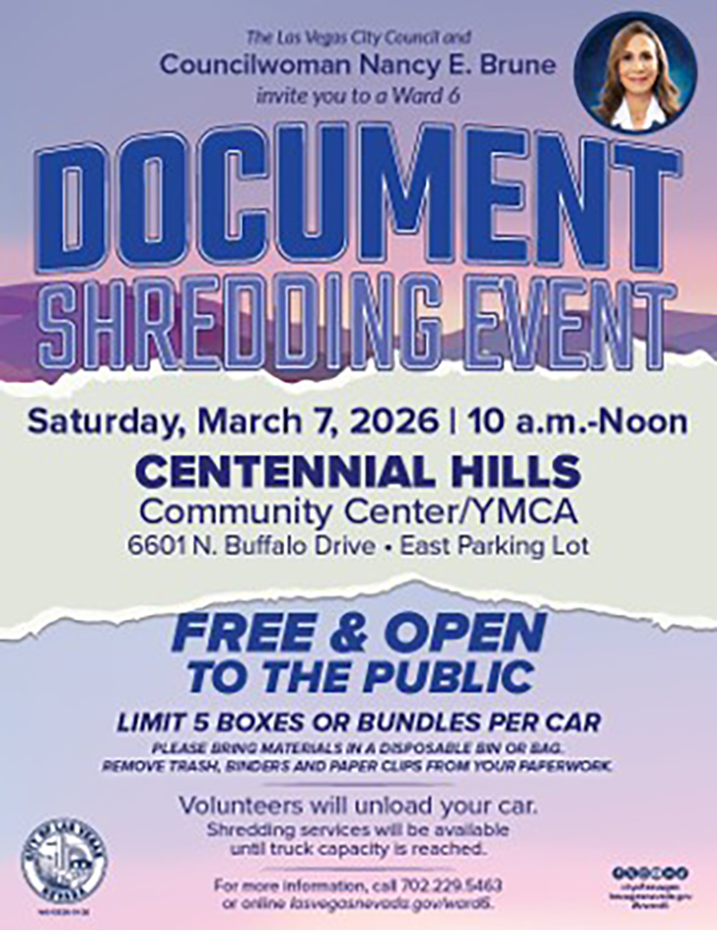 Ward 6 Document Shredding March 7, 2026 flier