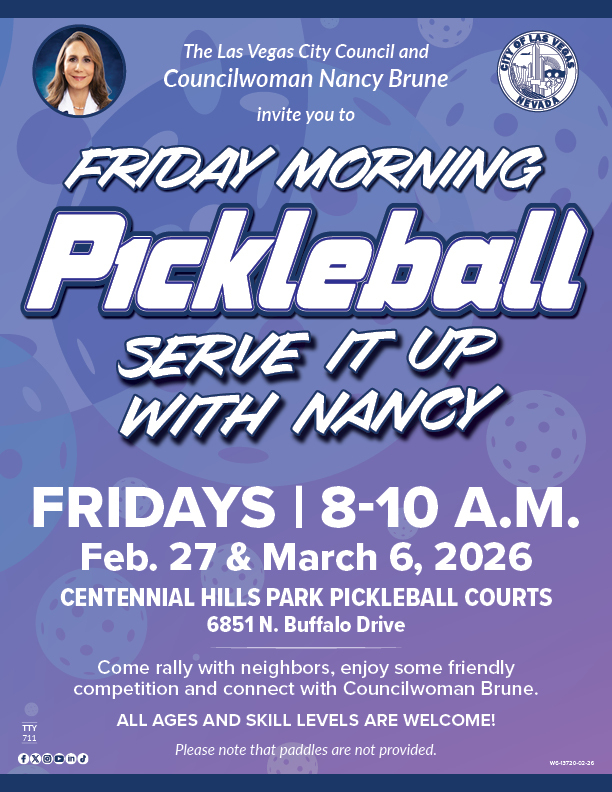 Friday Pickleball flier March 7, 2026