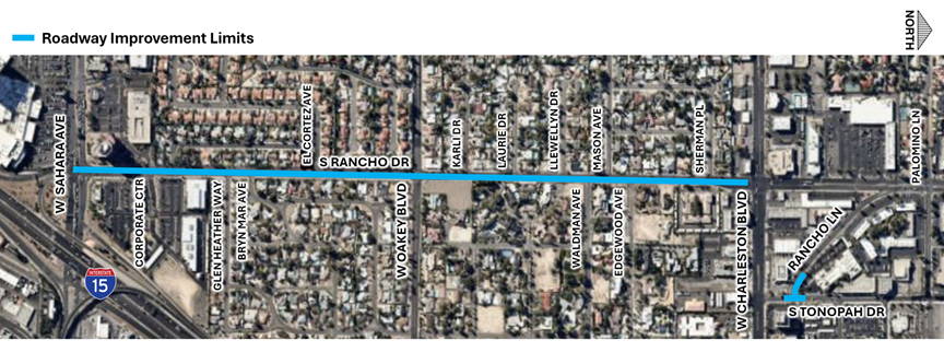 Rancho Drive – Sahara Avenue to Charleston Boulevard