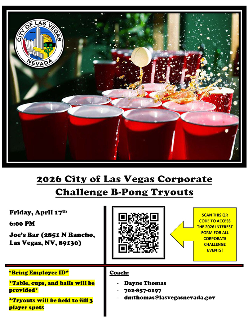 B-Pong Tryouts flier 2026