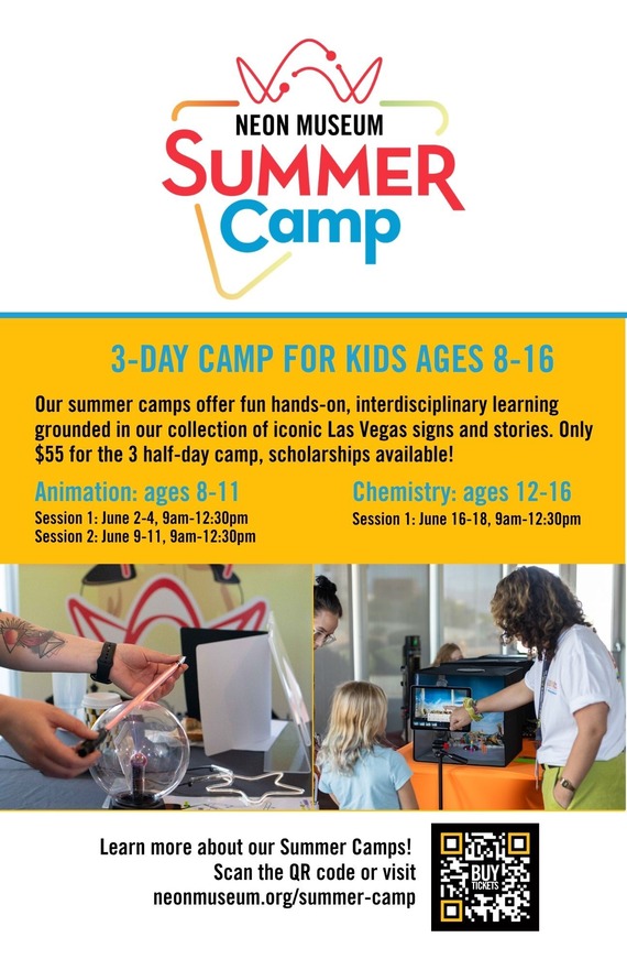The NEON Museum Summer Camp Flyer