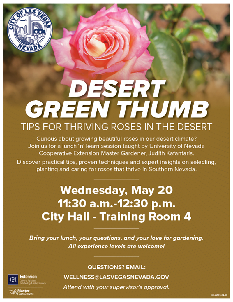 Desert Green Thumb May 20, 2026 flier