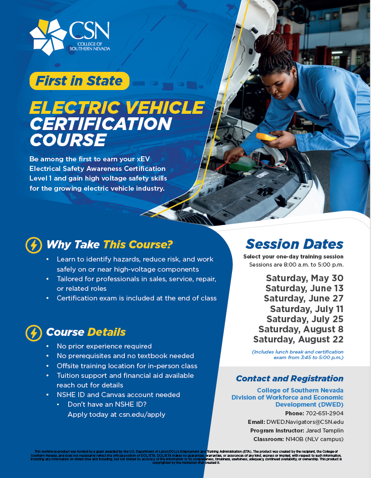CSN EV Certification 