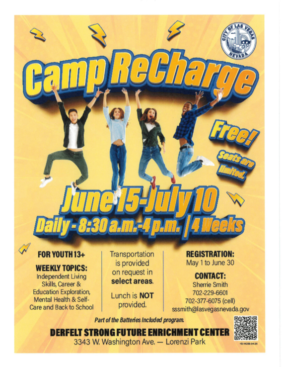 Camp Recharge flyer 