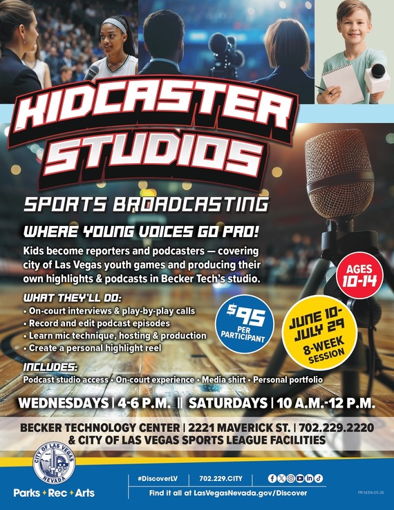 Kidcaster Studios Flyer