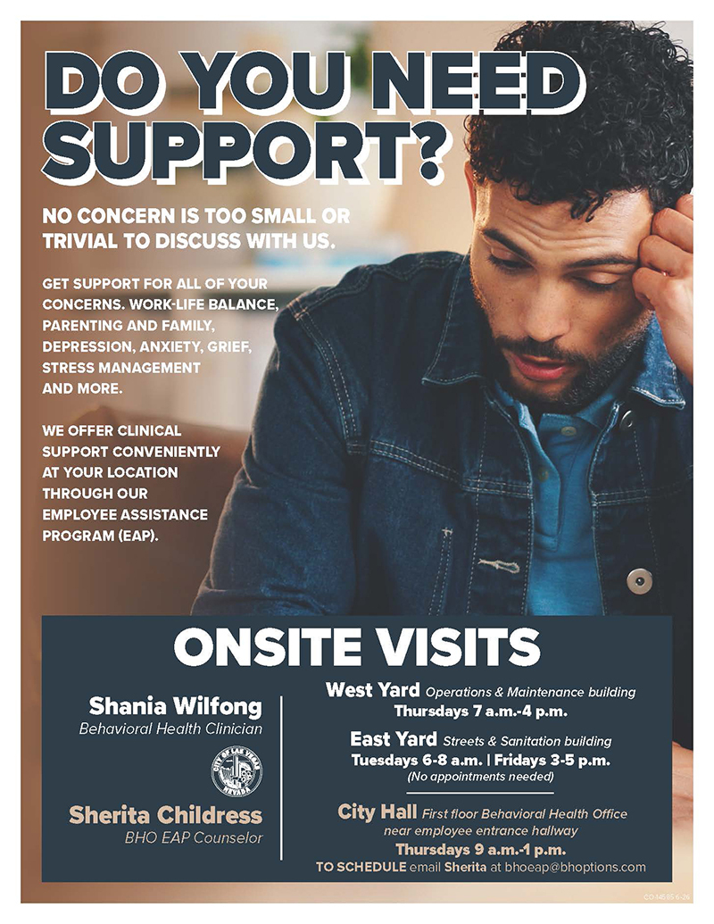 Employee Assistance Program flier July 2026