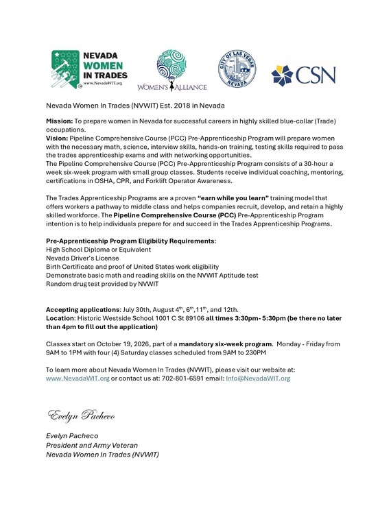 Women in Trades Flyer 1