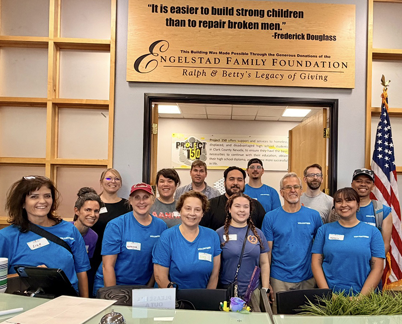 City volunteers at Project 150 Aug. 7, 2026