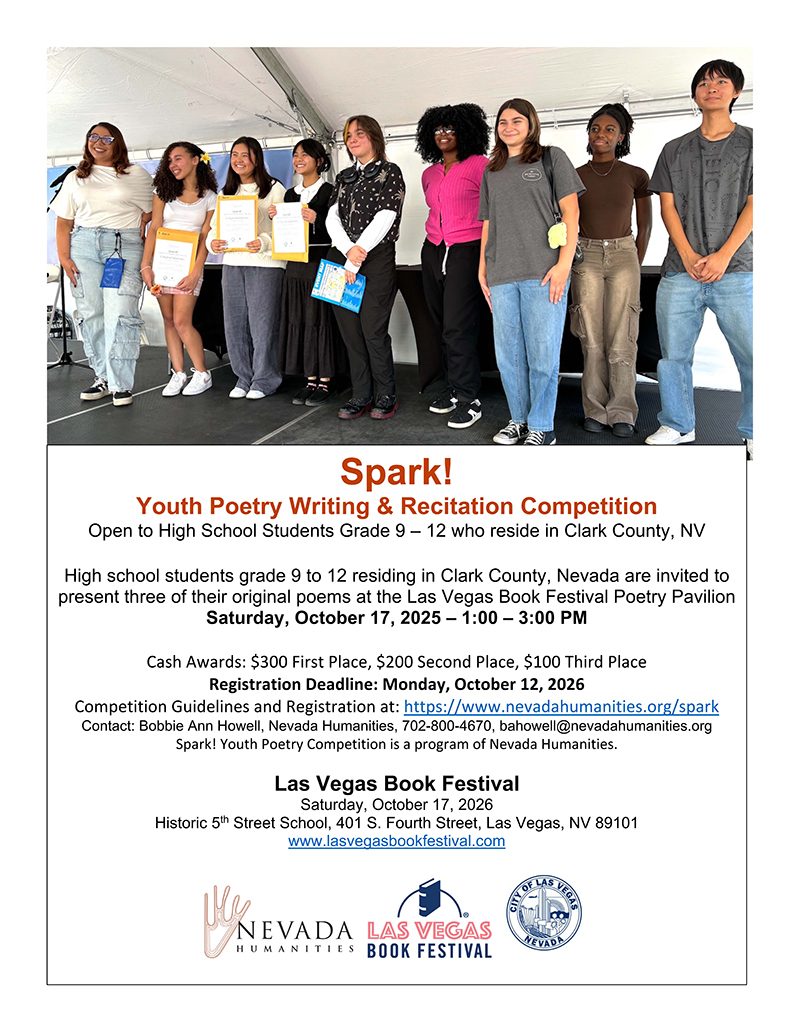 SPARK! Youth Poetry Competition 2026 flier