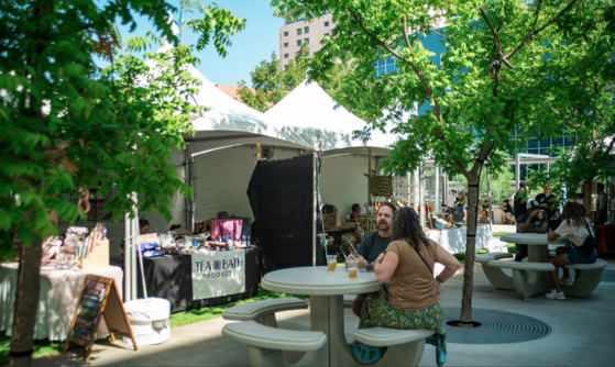 farmers market at Civic Center
