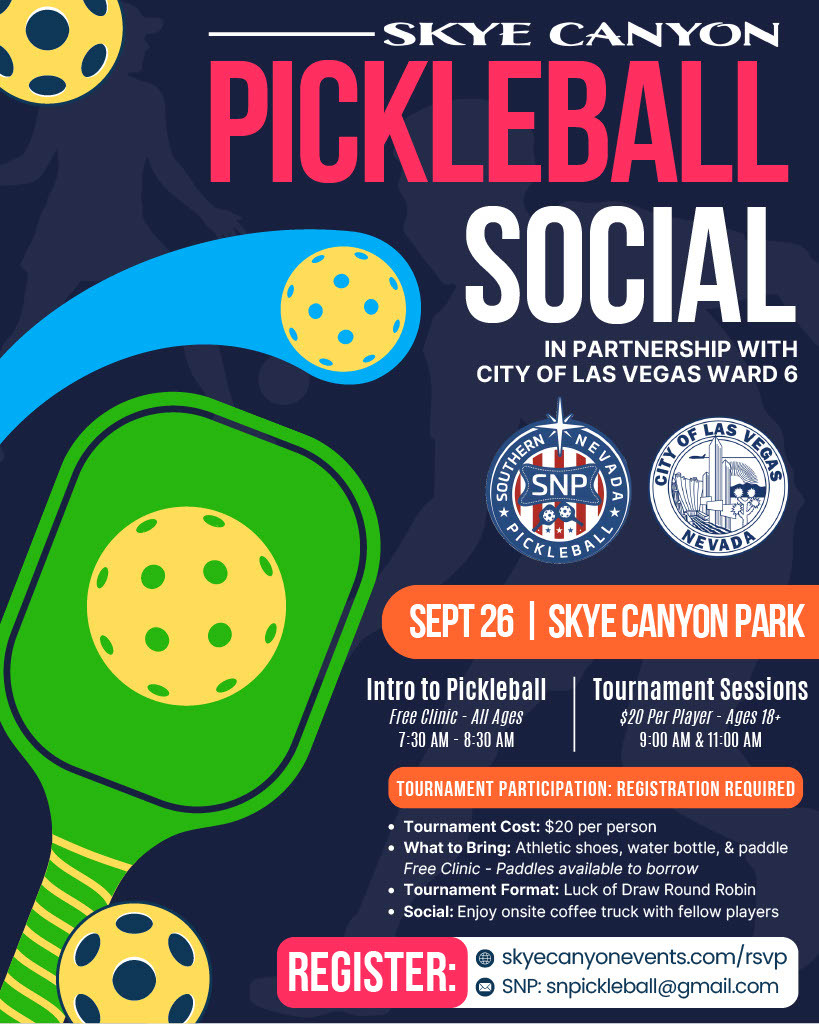 Skye Canyon Pickleball Tournament