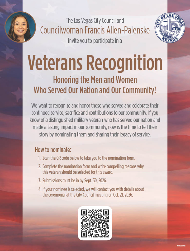 Ward 4 2026 Veterans Recognition Flier