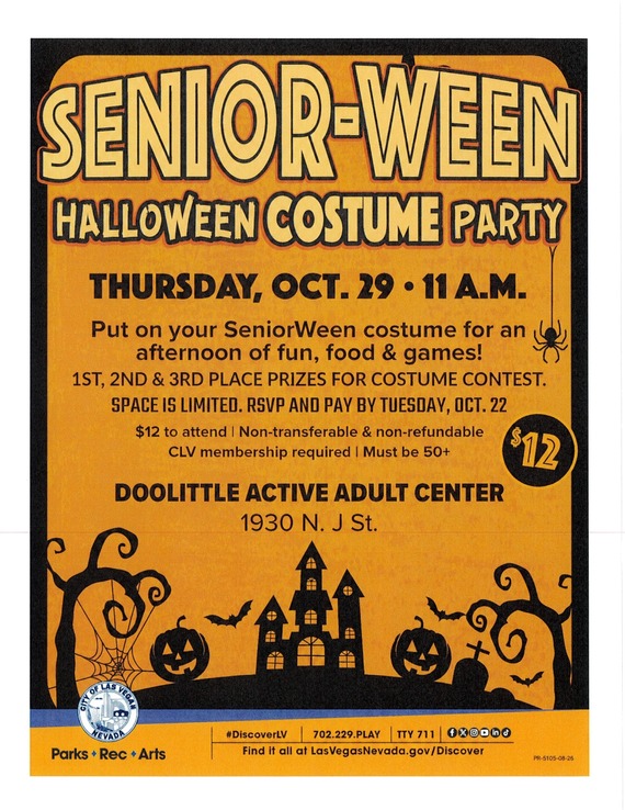 Senior-ween Halloween Costume Party