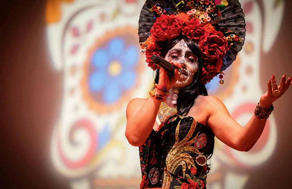 photo of traditional dancer at event