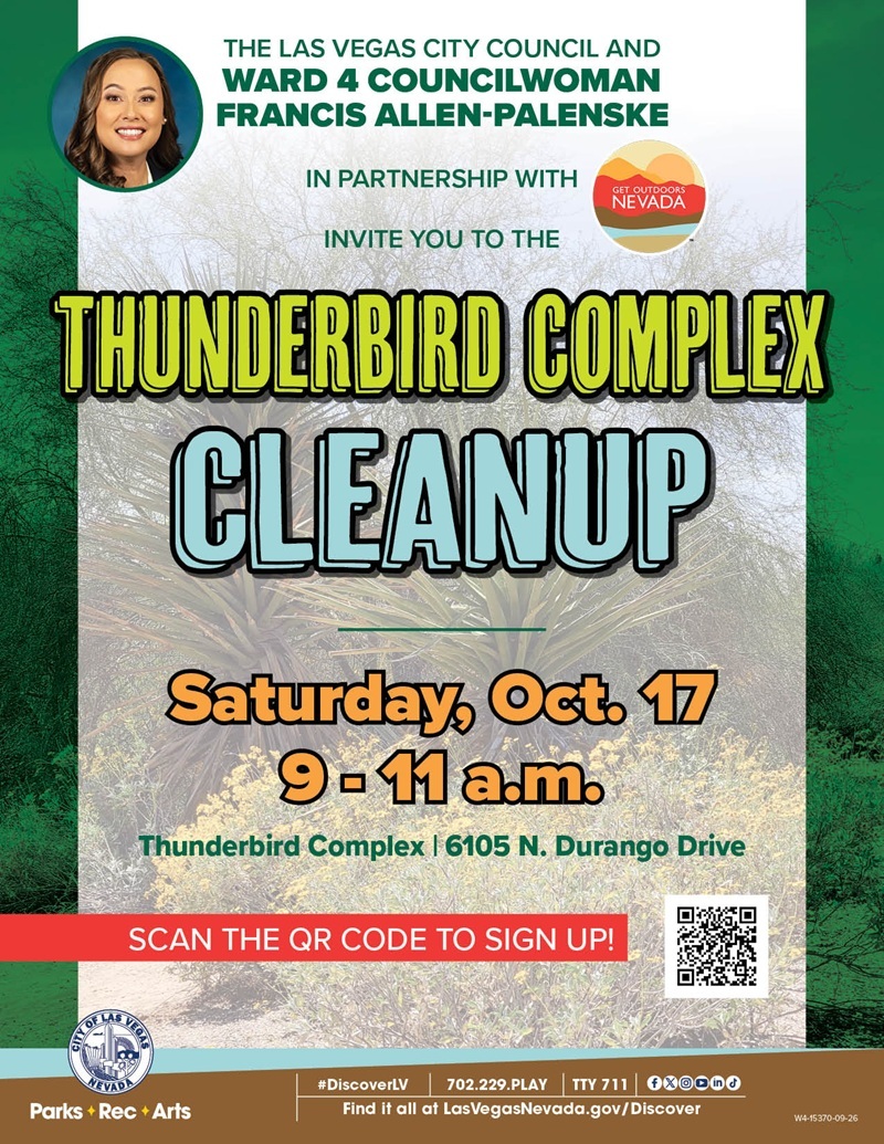 Thunderbird Complex Clean Up Flyer