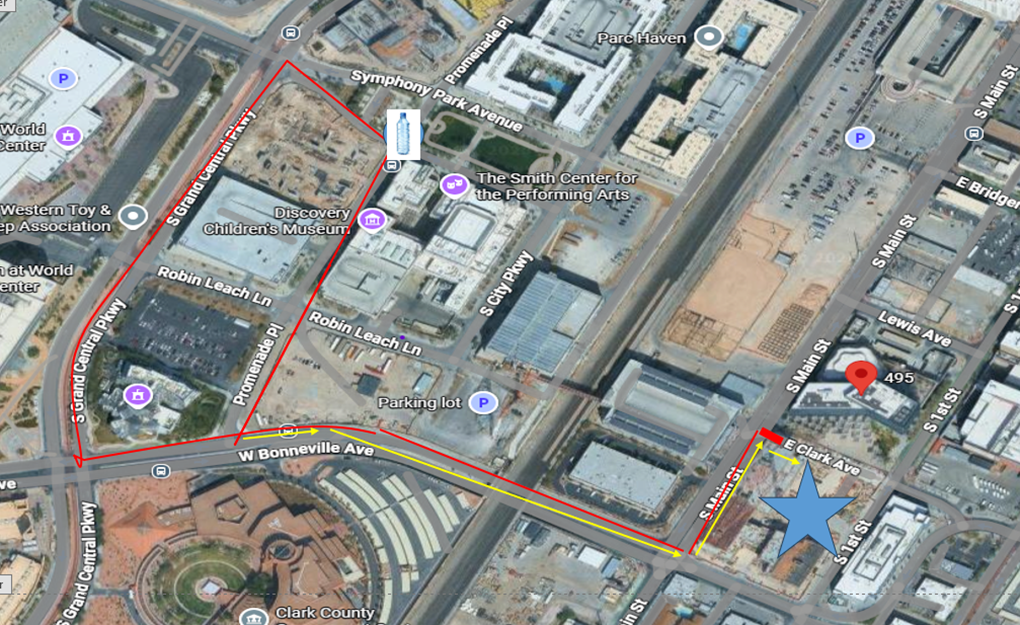 City of Hope Walk Route