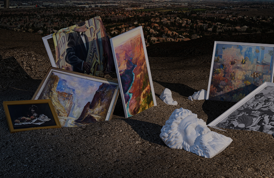photo of art pieces