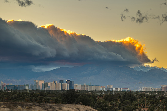 Winter Storm in Las Vegas