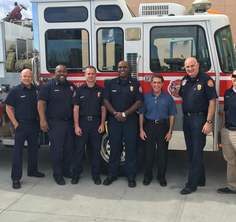 Cherchio and Firefighters