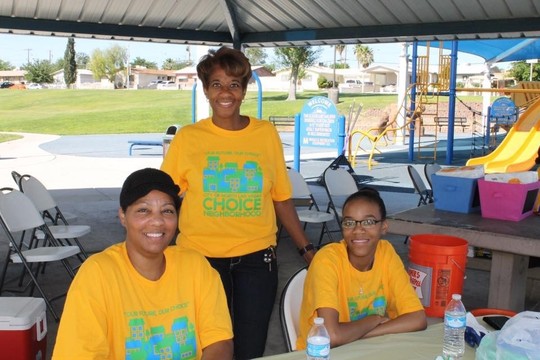 Valley View Cleanup Image with Mayor Pro Tem