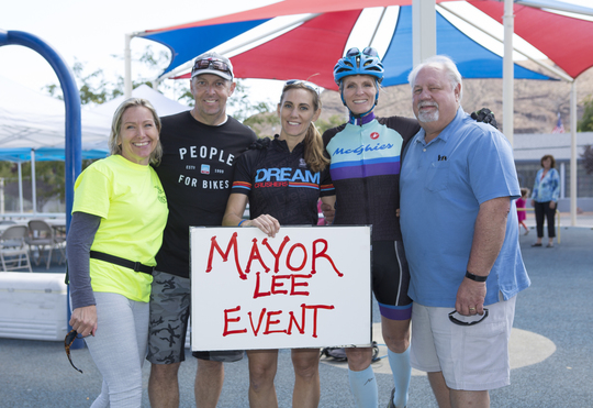 Mayor's bike ride