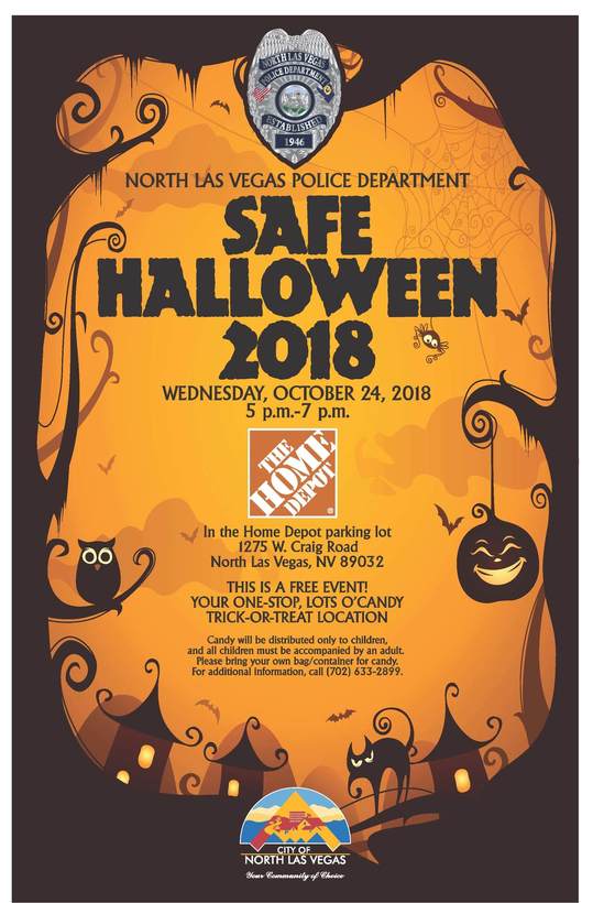 Safe Halloween flyer