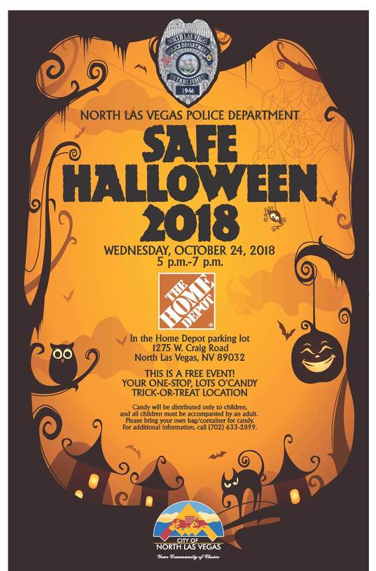 Safe Halloween flyer