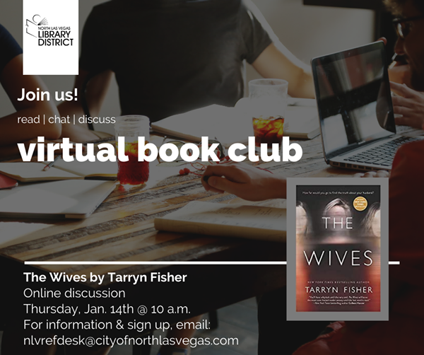 library book club flyer