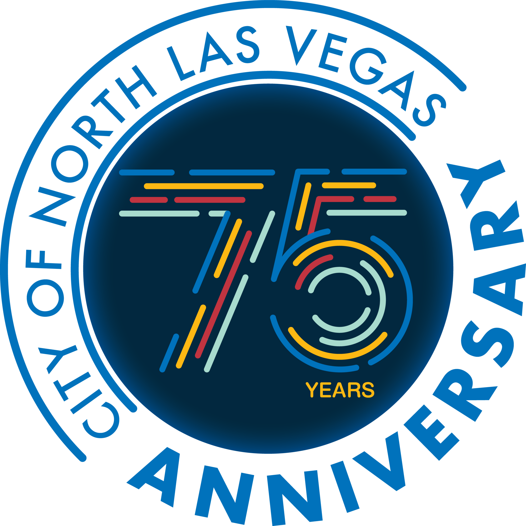 75th anniversary logo