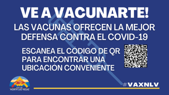 Get vaccinated flyer in Spanish