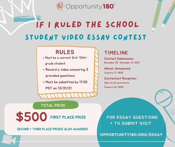 Student contest flyer