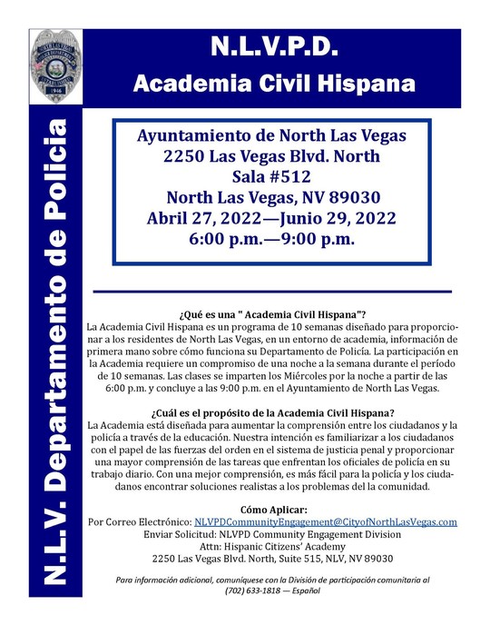 Hispanic Citizens Academy