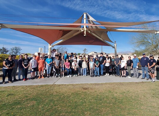 Tree planting group cropped